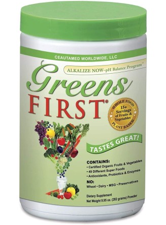 Greens First Nutrient Rich-Antioxidant SuperFood, 9.95 Ounces, Case (12 Pack)
