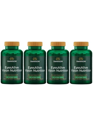 Swanson Eyesalive Vision Nutrition 120 Caps 4 Pack