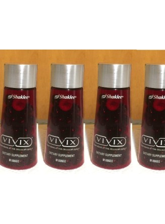 Shaklee Vivix® Dietary Supplement * NEW LIQUIGEL CAPSULES * Slow Cellular Aging Naturally (4 Bottles)